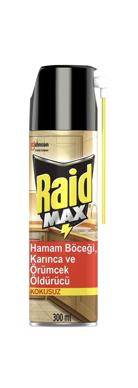 Raid Max Genel Böcek Öldürücü Sprey 300ml